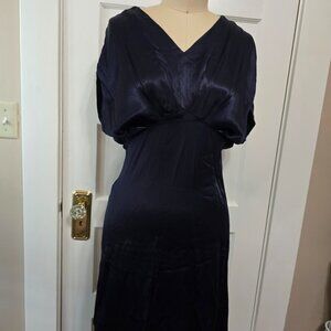 Chelsea28 Empire Dress in Sapphire Navy - XS